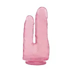 Подвійний фалоімітатор Hi-Rubber Born To Create Pleasure 7.9 Inch, 23 см (рожевий)