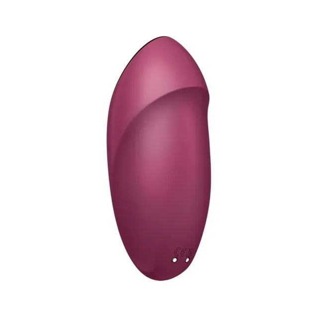 Вибратор для клитора Satisfyer Tap & Climax 1, 11 см (бордовый)