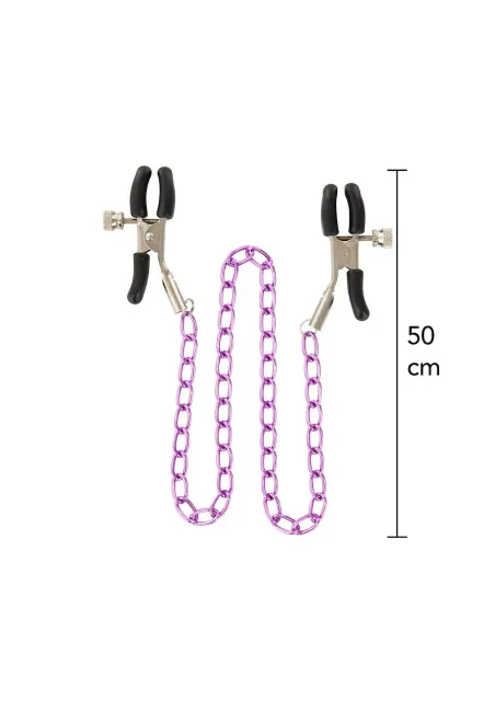 Зажимы для сосков ToyJoy Stimulating Nipple Chain Metal (серебристый)