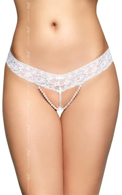 Трусики-стринги Softline Tongs 2491, M/L (белый)