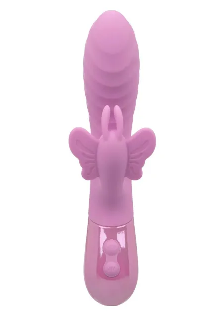 Вібратор-кролик Calexotics Dual Flutter, 11.5 см (бузковий)