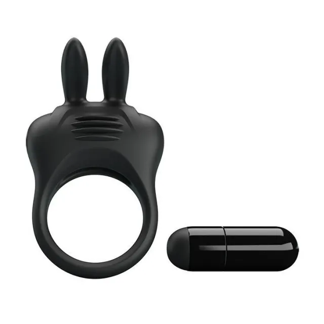 Ерекційне кільце Pretty Love Davion Penis Ring, 7,4 см (чорний)