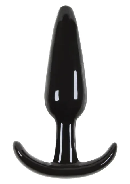 Анальна пробка Jelly Rancher T-Plug Smooth, 10,9 см (чорний)