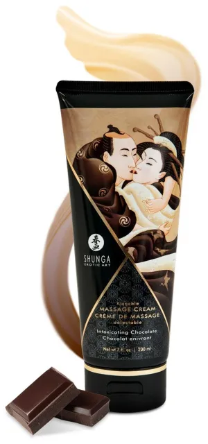 Shunga Kissable Intoxicating Chocolate - Krem do masażu, Czekolada, 200 ml