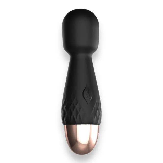 Вібромасажер Power Escorts Mini Wand De Luxe, 11.6 см (чорний)