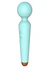 Вібратор Boss Series Rechargeable Power Wand, 19,5 см (блакитний)