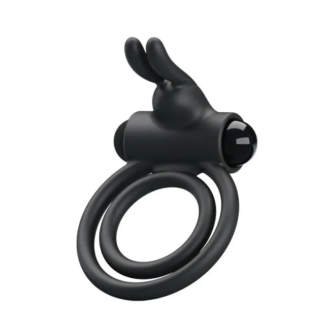 Виброкольцо Pretty Love Osmond CockRing, 7 см (черный)