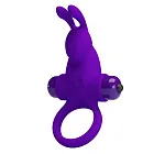 Pretty Love Vibro Penis Ring Rabbit - Pierścień wibracyjny, Fioletowy, 11, 3 cm