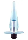 Анальна пробка Seven Creations Slimline Butt Plug, 8,9 см (блакитний)
