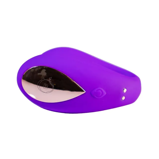 B - Series Smart Double Fun App - Wibrator, Fioletowy, 8.3 cm