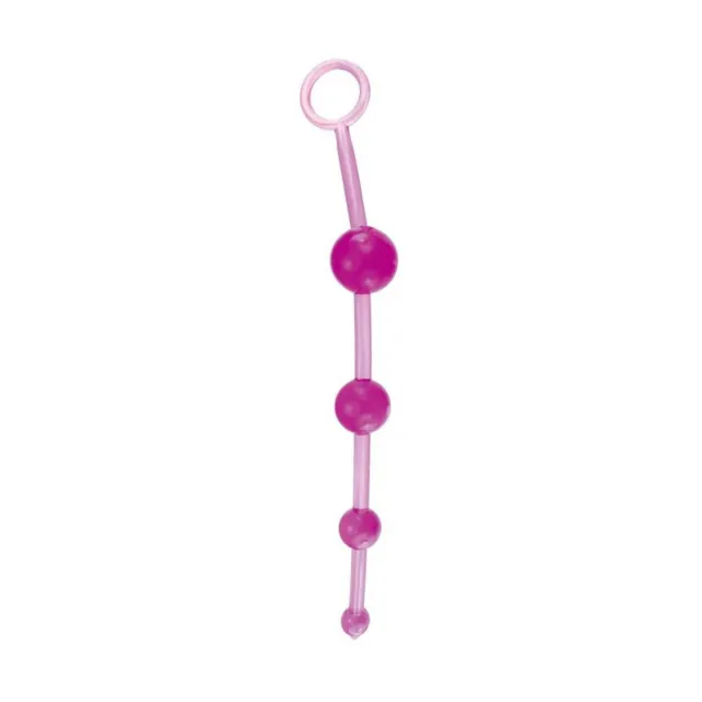 Toyz4lovers Timeless Jelly - Koraliki analne, Fioletowy, 20 cm