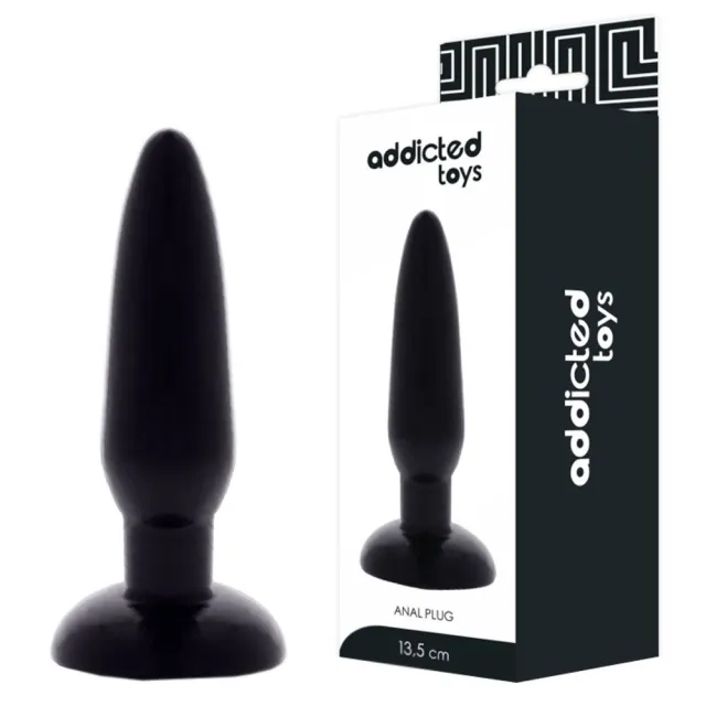 Анальная пробка Addicted Toys, 13.5 см (черный)