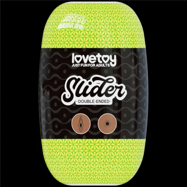 Двойной мастурбатор Lovetoy Slider Double-Ended Vagina and Anus (коричневый)