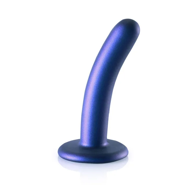 Фалоімітатор Ouch! Smooth G-Spot Dildo 5'', 12.4 см (синій)
