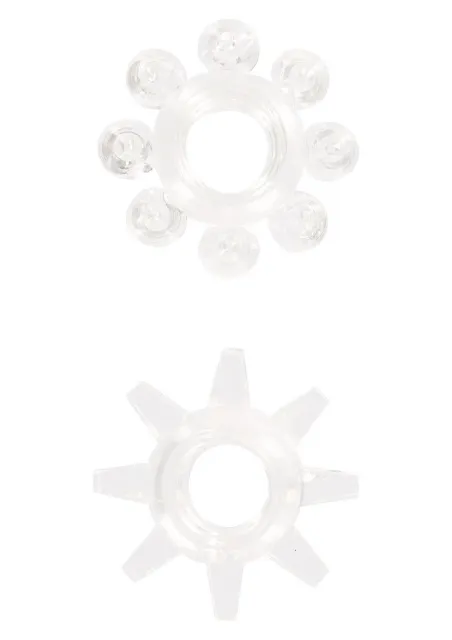 Набір ерекційних кілець Power Stretchy Rings, 2 шт (прозорий)