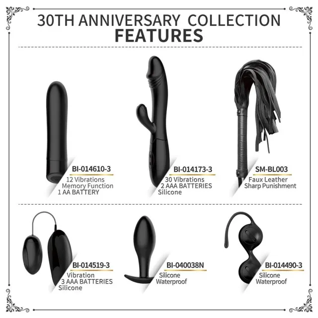 Pretty Love 30th Anniversary Bundle - Zestaw, Czarny