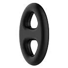 Crazy Bull Super Soft Silicone - Pierścień erekcyjny, Czarny, 8.4 cm