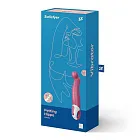 Вібратор для точки G Satisfyer Vibes Petting Hippo, 25,5 см (рожевий)