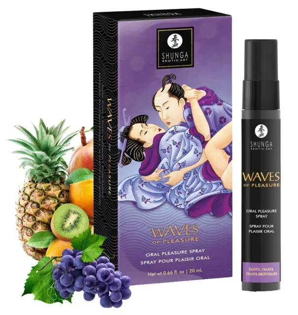 Shunga Waves Pleasure Exotic Fruits - Spray, Egzotyczny, 20 ml