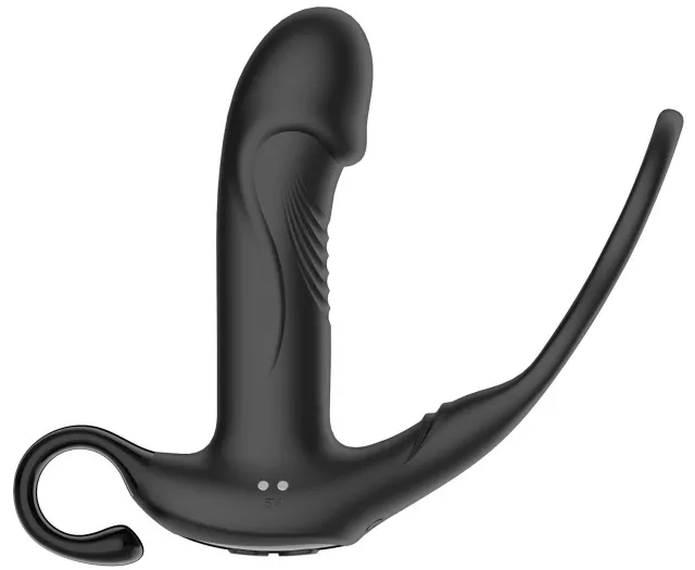 Стимулятор простаты B - Series Cute Thrusting, 17 см (черный)