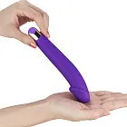 Lovetoy Rechargeable Ijoy Silicone Dildo - Wibrator do punktu G, Fioletowy, 16, 5 cm