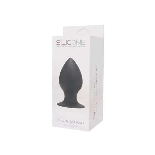 Анальная пробка Toyz4lovers Plug My Ass M, 10 см (черный)