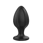 AFTERDARK Rifter - Korek analny, Czarny, 9 cm