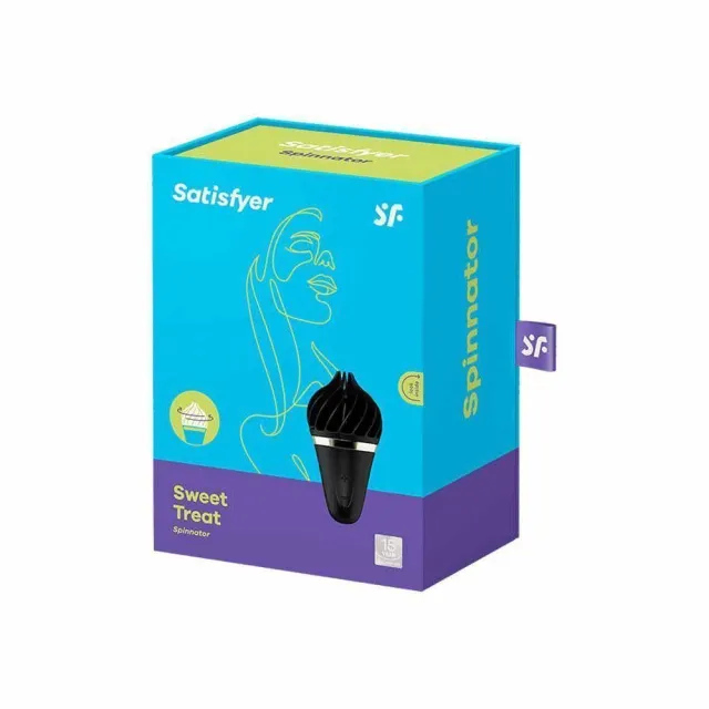 Стимулятор для клітора Satisfyer Layons Sweet Treat, 10 см (чорний)