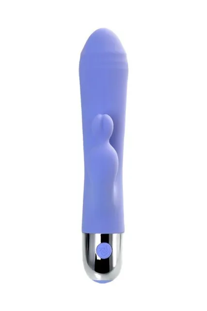 Вибратор двойной стимуляции Flovetta Crocus, 17.5 см (фиолетовый)