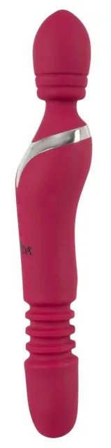 Вібратор Javida Warming & Thrusting Vibe, 27 см (рожевий)