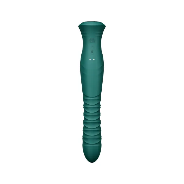 Zalo Mose 2 - Wibrator królik, Zielony, 25.7 cm