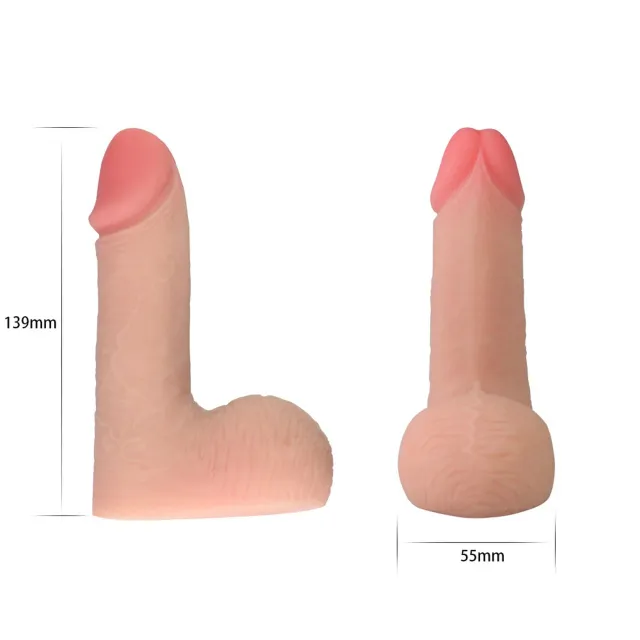 Фаллоимитатор Skinlike Soft Dong Limpy Cock 5.5", 14 см (телесный)