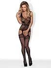 Бодистокинг Obsessive F217, S/M/L (черный)