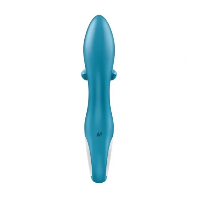 Вибратор-кролик Satisfyer Embrace Me, 20,5 см (бирюзовый)