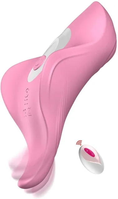 B - Series Cute Wearable Impusle vibe - Wibrator do majtek, Jasnoróżowy, 21 cm