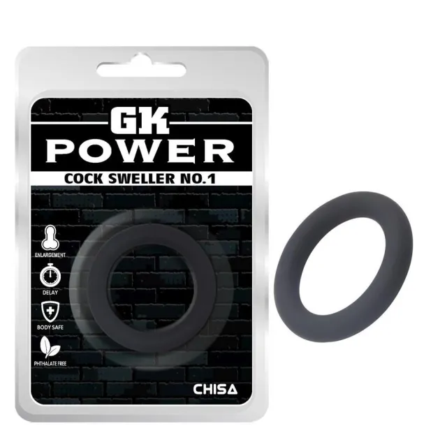 Ерекційне кільце GK Power Cock Sweller No.1 (чорний)