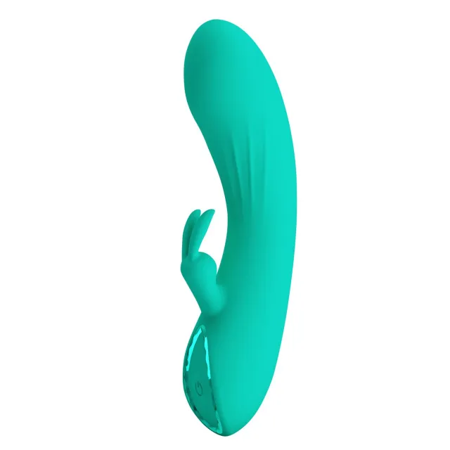 Pretty Love DJ Stick - Wibrator królik, Zielony, 12.7 cm