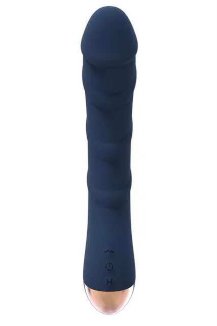 Вибратор для точки G DreamToys Goddes Atlas, 21 см (синий)