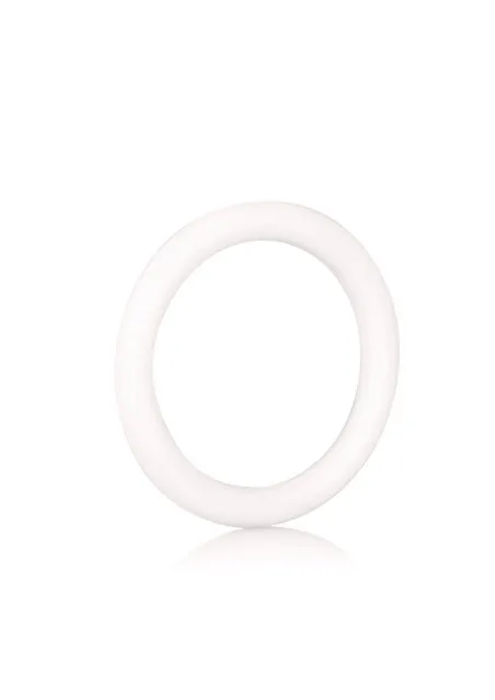 Эрекционное кольцо Calexotics Rubber Ring Medium, 5 см (белый)