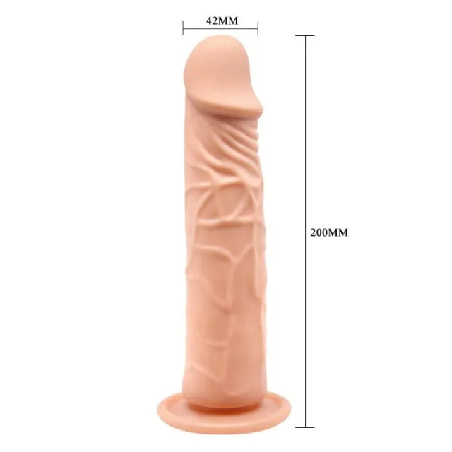 Фалоімітатор Barbara 7,8 '' Calvin Flesh, 20 см (тілесний)
