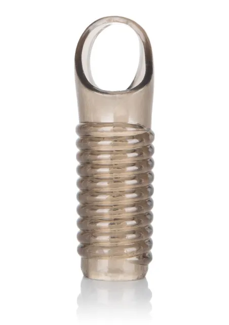 Насадка на пенис CalExotics Stimulation Enhancer, 10,8 см (серый)