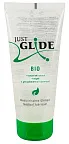 Just Glide Bio - Lubrykant na bazie wody, Bez smaku, 200 ml