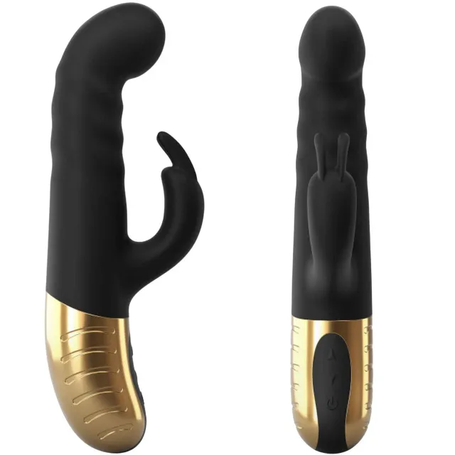 Вібратор кролик Dorcel G-Stormer, 23.5х3.9 см (чорний)