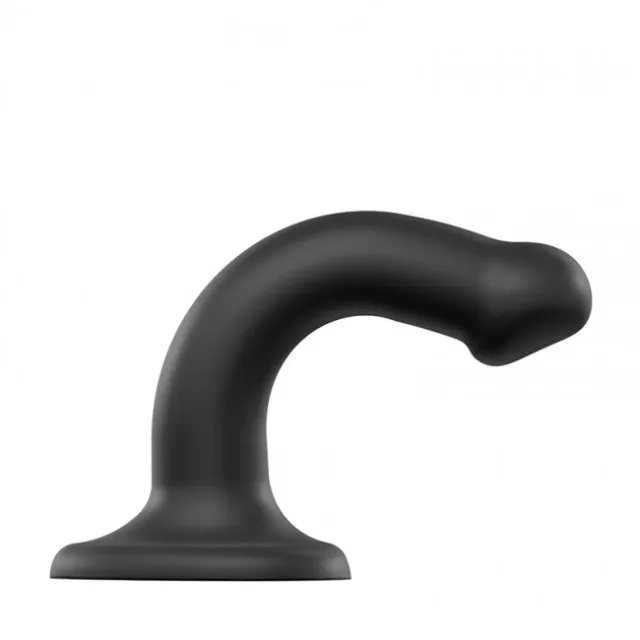 Фаллоимитатор Strap-On-Me Bendable Double Density S, 17 см (черный)