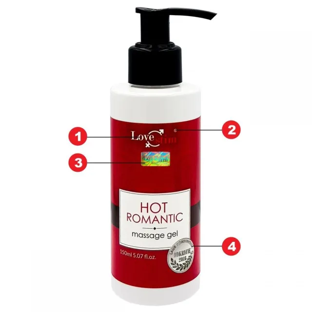 Разогревающий гель Love Stim Hot Romantic, 150 мл