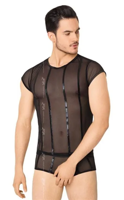 Сексуальный комплект белья Softline Shirt and Shorts 4608, M/L (черный)