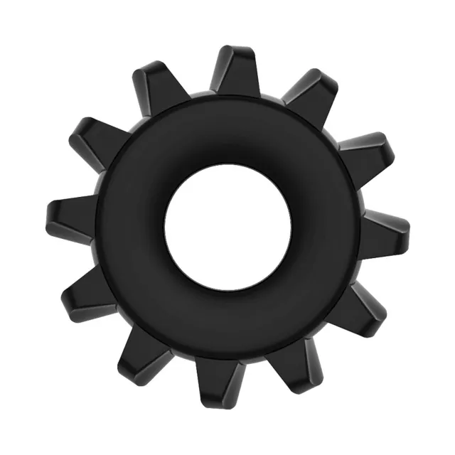 Lovetoy Power Plus Cock Ring Series - Pierścień erekcyjny, Czarny, 4, 5 cm