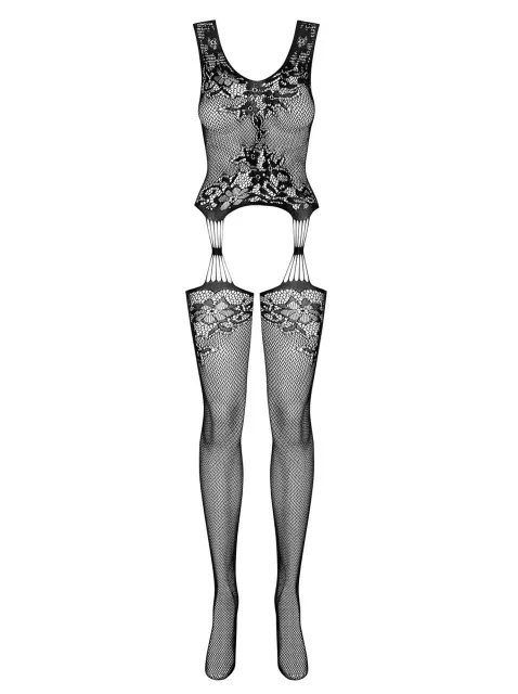 Бодистокинг Obsessive F221, XL/XXL (черный)