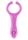 Ерекційне кільце Vibrating Clit-stim C-ring, 10 см (рожевий)