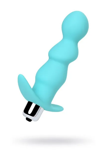 Анальная пробка ToDo Anal Vibro Plug Bland, 12 см (бирюзовый)